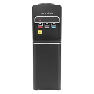 POTYYH Bodenwasserspender - 550W Elektrischer Wasserspender Stehender Wasser Spender mit 3 Wasserauslässe, Warm-, Kalt- und Raumwasser, Trinkwasserspender für Hause und Büro