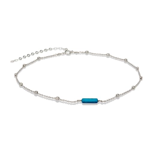 Annika Bella Turquoise Bead Choker Necklace For Woman cover