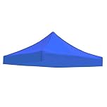 Gazebo Cover Outdoor Patio Canopy Cover Replacement Gazebo Pavilion Roof Tarpaulin Sunshade (Blue,2x2m)