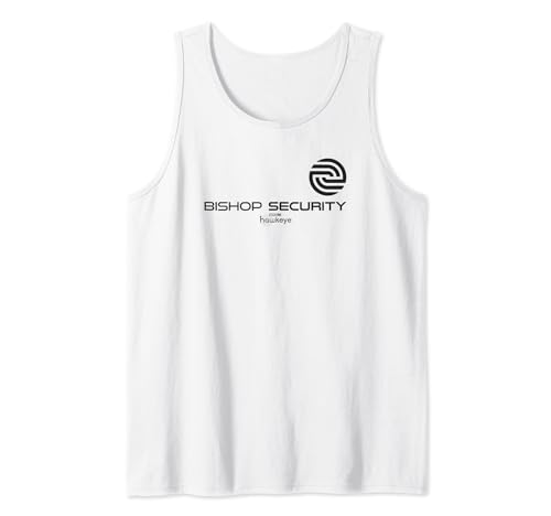 Débardeur Marvel Hawkeye Bishop Security Logo Vêtement Geek Sans Manches Coton