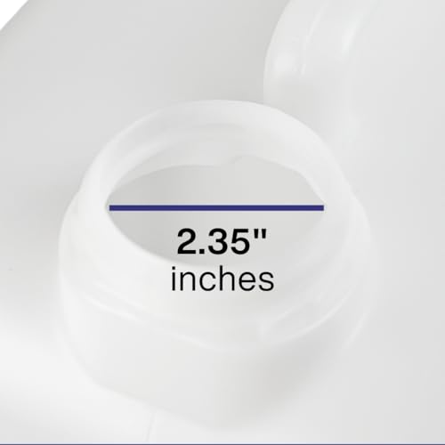 FastRack 5 Gallon Hedpak with Cap | BPA-free, Food-Grade, and Leak-Proof | White Water Container | Ideal for brewing, fermentation, or storage