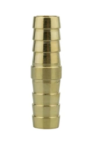 Ap Supplies Gold 10Pcs Brass Straight Joiner 10Mm - Pipe Connector For Pond Pumps, Garden Irrigation, Filters & Waterfalls