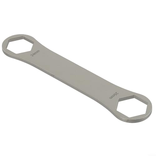 Besttoolifes Clé à fourche double en acier inoxydable pour entretien de fourche et renard pour l'entretien de la fourche, dispositif léger et durable (2426 mm)