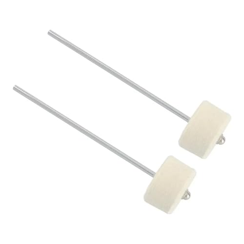 4 Pcs Double Hammer Head Drum Machine Pedal de Batería miniatura 6