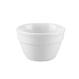  CAC China RCN-B545 Clinton Boîte de 36 bols empilables ronds en porcelaine Blanc 40 cl, Porcelaine, blanc éclatant, 16 Ounce