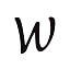 Initial W - 2 Carat