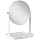 Zadro 7" Round Makeup Organizer with Mirror, 5X/1X Magnifying Mirror, Phone Holder & Accessory Tray, 360-Degree Swivel, Made in USA