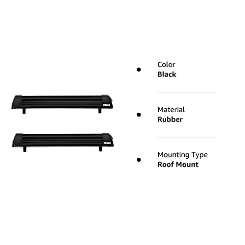Thule 91725B Universal Ski & Snowboard Rack Black #TOP3