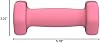 Pesas de mano de neopreno Amazon Basics para ejercicio y tonificación muscular 6