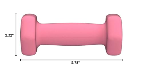 image for Amazon Basics Neoprene Dumbbell Hand Weights for Workout and Exercise,