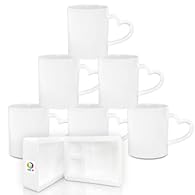 INCREDIBLE VALUE:The colors are beautiful, bright, with a bit of gloss.Good Value White Sublimation Mugs.This classic cup is more valuable than other products(11oz,Set of 6) GOOD QUALITY:Made from professional grade porcelain.A type of premium LEAD-F...