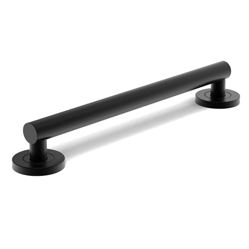 AquaChase ADA Compliant Grab Bar, 500lbs Weight Support for Bath Safety (16 inch, Matte Black) by AquaChase - Image 2