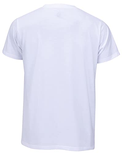 Real Madrid Real Men's Official Collection T-Shirt, White, XL - Image 2