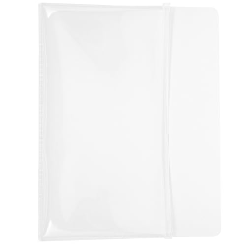 NUOLUX 磁性ファイルホルダー 透明収納ポケット ホワイトボード用 ペン立て付き マグネット式 冷蔵庫 磁気収納ケース オフィス整理に 机上