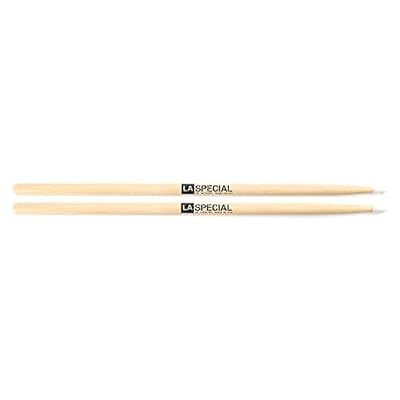 ProMark LA Specials Drum Sticks - 7A Drumsticks - Drum Sticks Set - Oval Nylon Tip - Hickory Drum Sticks - Consistent Weight and Pitch - 1 Pair