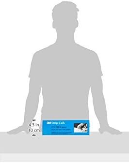 3M Strip Calk, 08578, 1 ft Strips, Black, Soft Butyl Rubber, Permanent Elasticity, Joint Filling, Trunk Seams, 60 Pack