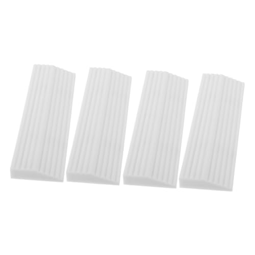 SOLUSTRE 4pcs Indoor Sweeping Robot Ramp for Doorways Reusable Threshold Ramp for Home Wheelchair Transitioning Ramp Rubber Threshold Strip