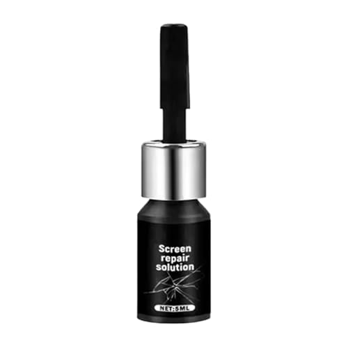 Générique Liquide de Réparation pour Fissures sur Verre - 5ml Fluide Universel Rapide Réparation - Invisible pour Vitrage - pour Réparer Fenêtres Cassées Pare-Brise Miroir Rayures Vitrage Cadre