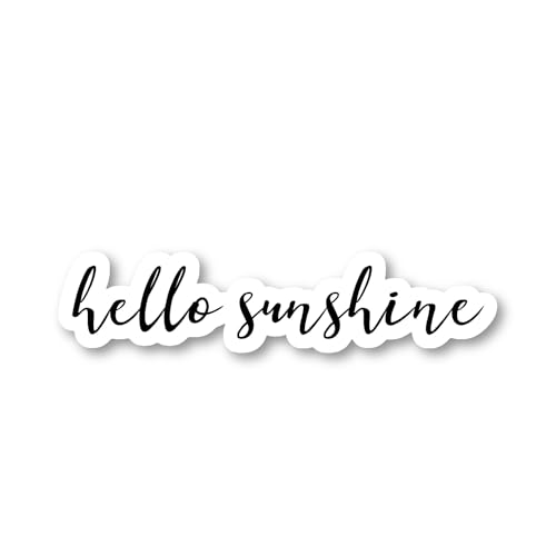 Hello Sunshine �X�e�b�J�[ �C���X�s���[�V�������p�X�e�b�J�[ - ���b�v�g�b�v�X�e�b�J�[ - 2.5�C���` �r�j�[���f�J�[�� - �m�[�g�p�\�R���A�d�b�A�^�u���b�g �r�j�[���f�J�[���X�e�b�J�[ S54872