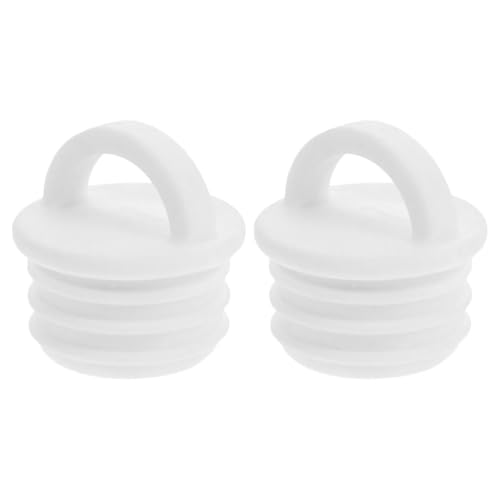 Kichvoe Tapones de Goma para Cubo de Fregona 20 Mm, 2 Unidades, Tapón de Drenaje Resistente para Salida de Agua, Accesorio de Repuesto para Cubos Pequeños, Uso Doméstico E