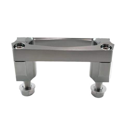 Pontet rehausseur guidon 28 mm moto cross YZ125 YZ250 fixation collier CNC