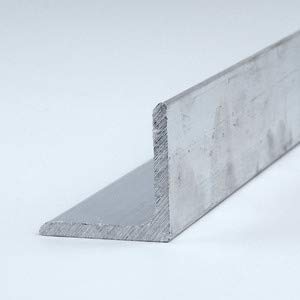 6061 Aluminum Angle, Unpolished (Mill) Finish, Extruded, T6 Temper, ASTM B308/AMS-QQ-A 200/8, Equal Leg Length, Rounded Corners, 4" Leg Lengths, 1/4" Wall Thickness, 12" Length, OnlineMetals - Thumbnail 4