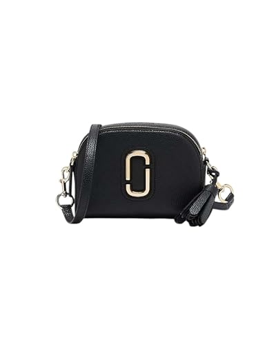 Marc Jacobs The Pebble Shutter Crossbody Dual Top Zipper (Black)