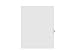 Kleer-Fax Letter Size Individually Numbered 1/25th Cut Side Tab Index Dividers, 25 Sheets per Pack, White, Number 17 (91017)