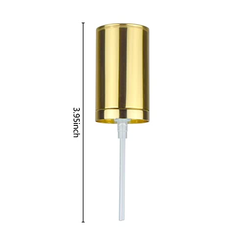 2 Pcs Foundation Pump Fit For Estee Lauder Double Wear Makeup Foundation Bottles Control Cosmetic Liquid Quantity Instead Of Wasting (Gold) #TOP1