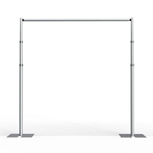 EMART Pipe and Drape Backdrop Stand Kit, Backdrop Stand Heavy Duty 12ftx10ft, Adjustable Metal Frame for Backdrop, Background Stand Backdrop for Wedding Birthday Party Banquet Decorations