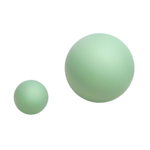 SheerFaring 2 Piezas Pelota de Masaje Bola de Bola de Fasciitis Muscular Y Bola de Rodillo Fitness de Silicona Compacta Y Suave Adecuadas para entre, Verde