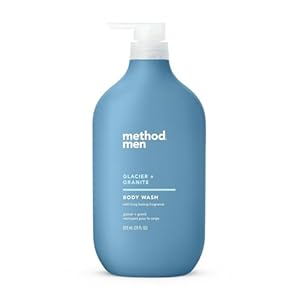 Method Men Body Wash, Glacier + Granite, Paraben and Phthalate Free, 28 FL Oz (Pack of 1)