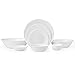 Corelle Winter Frost White, Chip Resistant, 50-Piece Dinnerware Set