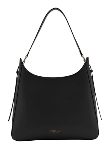 Sac à épaule Arvaja Hobo Bag cuir synthétique premium noir SEIDENFELT
