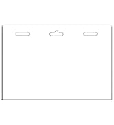BADGEindia 4x3 Blank Fanfold Direct Thermal Paper Badges | On-Site Printable 1-Sided Economical B...