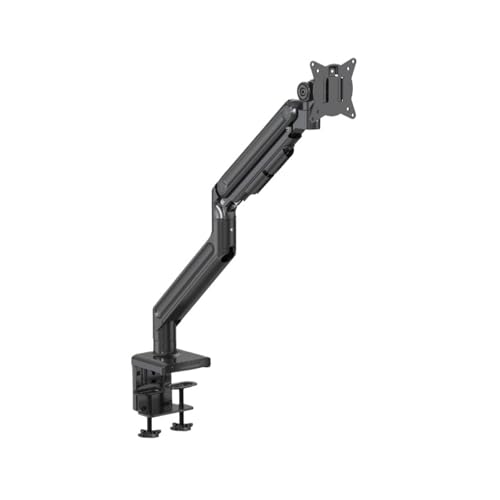 Support d'écran 27 kg avec pince de bureau noir ajustable (02)