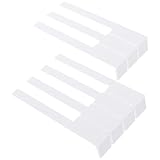 DEARMAMY 2 Stück Teiliges Klavier Keyboard Ersatzteil aus Langlebigem Weiße Klaviertasten Abdeckung Praktisches Piano Repair Tool für Pianisten Geeignet für Klavierwartung und