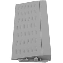 Healeved Threshold Ramp for Doorways - Grey Plastic Step Ramp for Sweeping and Wheelchairs, Solves Curb and Step Obstacles, Easy Installation for Home and Office Use