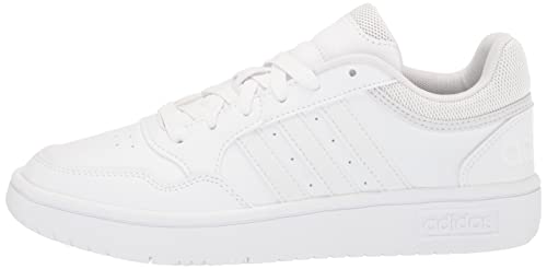 Adidas Women's Hoops 3.0 Basketball Shoe, White/White/Dash Grey, 9 #TOP7