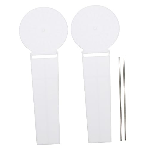 JOINPAYA 2pcs Plastic Sundial Scientific Model Equatorial Sundial Clock for Boys and Girls Educational Measurement Desktop Ornament for Experiments and Learning Activities