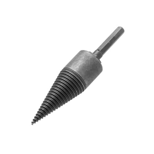 IWOWHERO Broca Divisor de Leña Duradera para Martillo Eléctrico Mango Hexagonal Sólido Herramienta de Corte y División para Madera Resistente para Carpintería y Trabajos Manuales