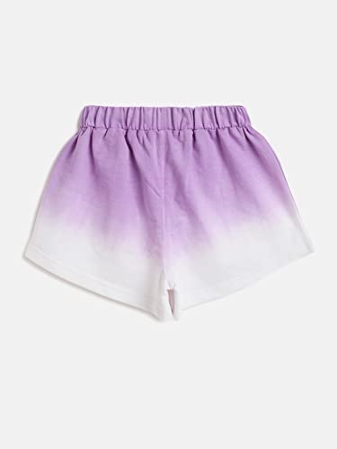 Image of Li'l Tomatoes Girls Cotton Looper Shorts | Summer Casual Wear | Elastic Waist with Drawstring | Soft & Comfortable | 7-16 Years