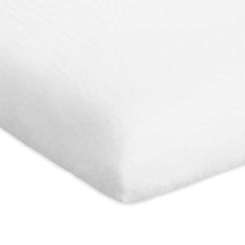 Synrroe Stretchy Fitted Crib Sheets, Muslin Crib Bed Sheets for Babies, Super Soft and Comfortable 100% Cotton Bed Sheets