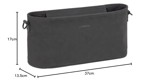 LÄSSIG Baby Kinderwagenorganizer Buggy Organizer Kinderwagentasche inkl. Kinderwagenbefestigung/Buggy Organizer anthracit