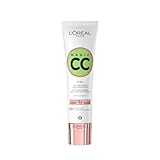 L'Or&eacute;al Paris - CC Cr&egrave;me 5-en-1 - Cr&egrave;me Universelle Anti-Rougeurs - Enrichie en Vitamines B5 et E - Hydratation 24H - Peaux Sensibles et Peaux Grasses - Magic CC Cr&egrave;me - Teinte Universelle - 30 ml