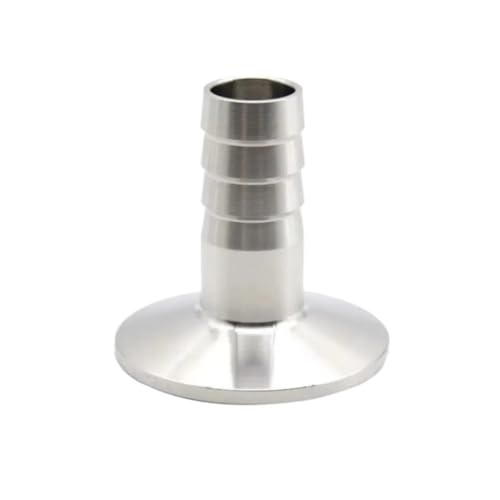316L Tri Clamp Hose Barbed Adapter - 6mm to 38mm Compact Sanitary Fitting for Reliable Connections(6x25.4mm)