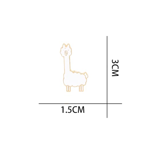 Alpaca Cartoon Enamel Pins Creative Brooch Lapel Pin Badge Cute Metal Brooch Pins Accessories Decoration for Girls Boys Women Clothes Backpacks Decor2