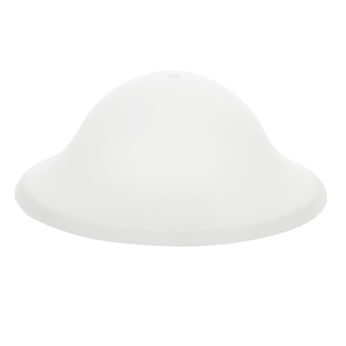 Image of Aspen Creative 25007-64-1 Replacement Frosted Glass shade for Flush Mount or Semi-Flush Mount, 1 /2 inch Central Hole,12-7 /8 inch Diameter x 5 inch Height