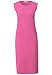 Street One Studio Midi-Kleid mit Rundhals in Unifarbe Simply pink 42