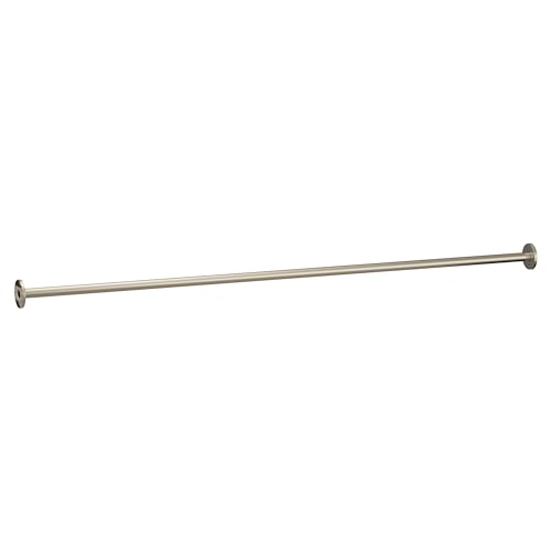 Moen Brushed Nickel 60 Straight Fixed Shower Rod, SF2143BN